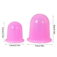 thumbnail image 4 of XIRQI Silicone Body Massage Cup Set,2 X Small and 2x Large,Body Vacuum Cup,Anti-Wrinkle Face Cup,Lymphatic Drainage,Anti-Cellulite Cup, 4 of 7