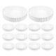 thumbnail image 1 of 50 tapas desechables de papel para vasos de café, tapas para bebidas calientes, para hoteles, cafeterías, fiestas, bodas, cocinas y hogares, 1 of 8