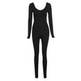 thumbnail image 6 of HexaHive New Sexy Women's Long - Sleeved Sports Jumpsuit - High Waisted, Tight Fitting for Fitness, 6 of 6