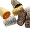 thumbnail image 3 of USHOBE Copper Thimble Ring 8Pcs for Sewing Tool and Finger Protectors, 3 of 8