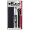 Maglite Mini Incandescent 2-Cell AA Flashlight with Holster, Black