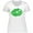 AA-White, variant on Inktastic St. Patrick's Day Lucky Lips with White Shamrock Women's Plus Size T-Shirt