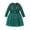 Green, variant on Bmisegm Christmas Dress Round Neck Long Sleeve Reindeer Graphic Smocked Waist Layered Tutu Skirt Casual Daily Kids Dress 2-3 Years