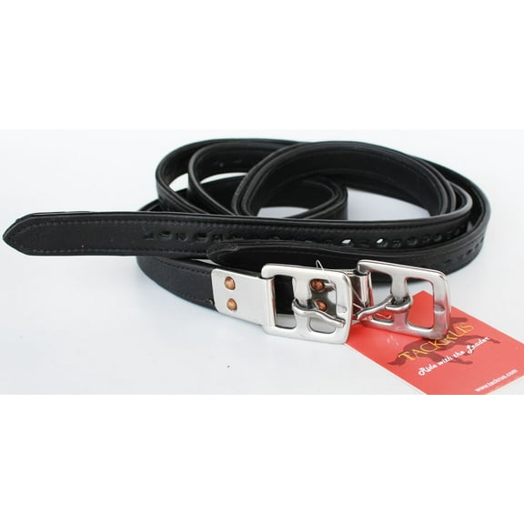 Equestrian Horse Tack Adult English Saddle Stirrup Leathers Black 54 804ST19BK54