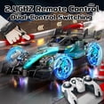 thumbnail image 4 of RC Racing Car, 1:12 4WD Toy Cars Buggy 2.4Ghz High Speed Remote Control Car Drift Car, Sideways Driving, with Watch Control.for Boys & Gift for Kids Blue, 4 of 9