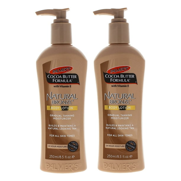 Cocoa Butter Natural Bronze Body Lotion Pack of 2 by Palmers for