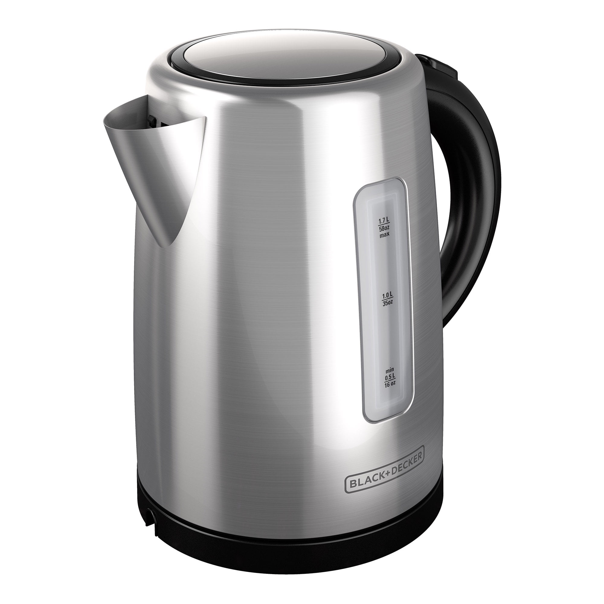 BLACK+DECKER 1.7L Cordless Kettle, Stainless Steel, KE2000SD