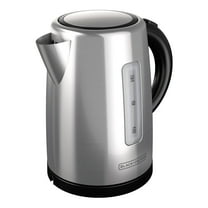 BLACK DECKER 1.7L Cordless Kettle, Stainless Steel, KE2000SD