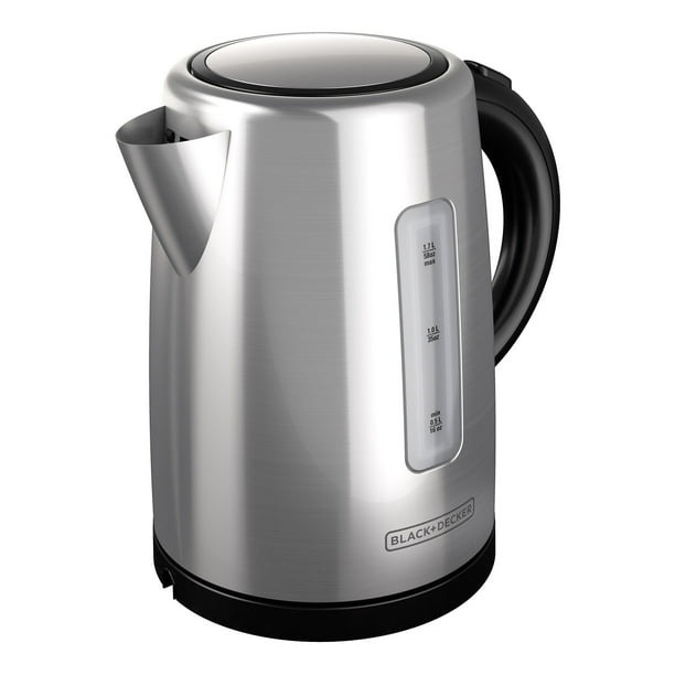BLACK+DECKER 1.7L Cordless Kettle, Stainless Steel ...