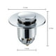 thumbnail image 4 of Evite La Obstrucción Del Desagüe Del Fregadero Tapón Rebote Lavabo Baño Tapón, 4 of 5