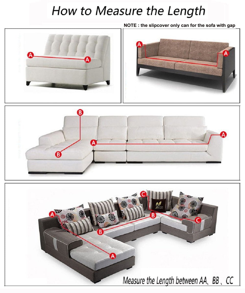 Stretch Elastic Anti Wrinkle Pure Color Slipcover For 1 4 Seater
