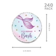 thumbnail image 5 of Koyal Wholesale Mermaid Birthday Chocolate Drop Label Stickers for Kisses, Birthday Splash First Birthday Favors, 240-Pk, 5 of 5