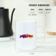 thumbnail image 5 of 15 fl oz Ceramic Mug, Seattle, Washington, Skyline Abstract, Dishwasher & Microwave Safe, 5 of 5