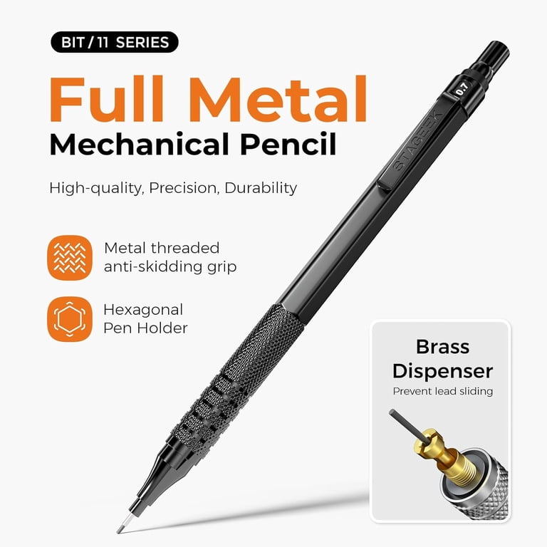 STAGEEK, Art Mechanical Pencil Set, 25pcs with Lead Refill, Multi