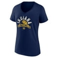 thumbnail image 2 of Women's Navy Indiana Pacers '90s Graphic V-Neck T-Shirt, 2 of 4