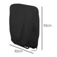 thumbnail image 3 of Outdoor Zero Gravity Chair Cover 190D Folding Recliner Chair Cover Patio Sunbed Sun Lounger Protector Windproof Waterproof Garden Oxford Fabric Furniture Cover for Folding Chair, 3 of 10