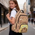 thumbnail image 6 of Jeiento Study Duck Camo Elementary Backpack Girls 6-8 School Large Capacity Bookbags Casual Rucksack with Multi Compartments 17 Inch School Backpacks, 6 of 7