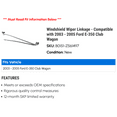 thumbnail image 2 of Windshield Wiper Linkage - Compatible with 2003 - 2005 Ford E-350 Club Wagon 2004, 2 of 2