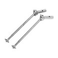 thumbnail image 3 of 2Pcs RC CVD Driveshaft Strong Steel Stable Driving Easy Installation RC Car Drive Shaft with Pin Screw for 1/7 1/8 Silver, 3 of 8