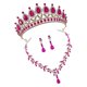thumbnail image 4 of Vintage Style Crown Headband And Earrings Set For Women Appropriate For Weddings And Photo Sessions 1 Set, 4 of 5