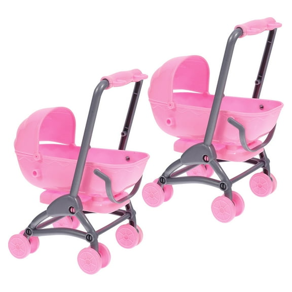 MLINS  2 Pcs Baby Accessories for 3 Year Old Toys Carriage Buggy Pink