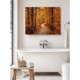 thumbnail image 6 of Orange Forest Wall Art for Living Room, Canvas Picture Wall Decor for Bathroom Bedroom, Fall Tree Botanical Maple Leaf Painting Artwork for Office Kitchen Hallway Dining Room Home Decorations 12"x16", 6 of 8