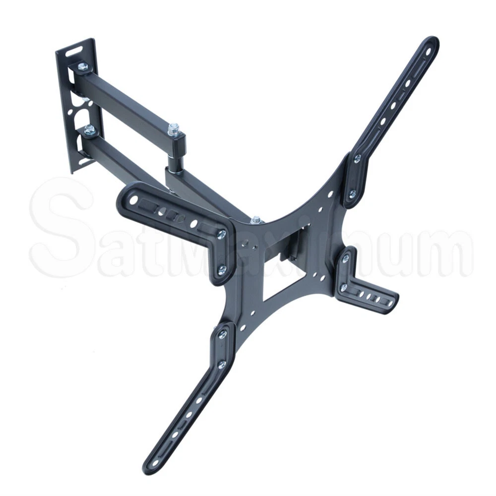 Cables Direct Online Full Motion TV Wall Mount Bracket for 23-55 inch TVs, Swivel and Tilt, VESA Compatible up to 400x400mm, 66LB Capacity