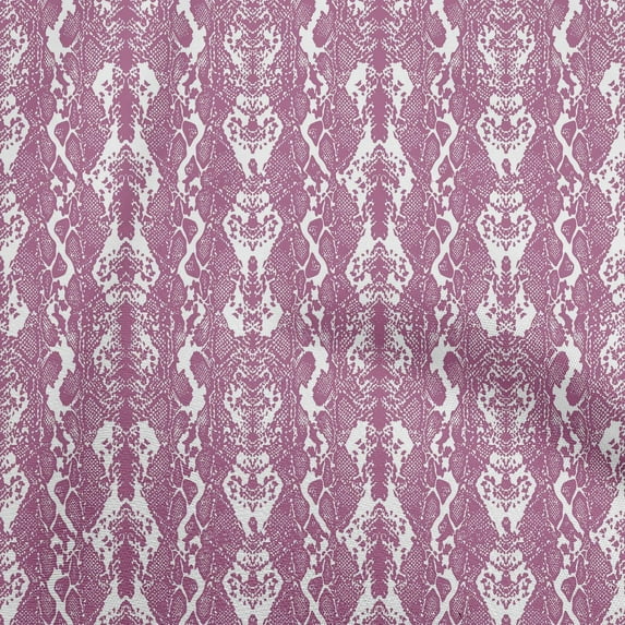 oneOone Viscose Chiffon Lavender Fabric Animal Skin Fabric For Sewing Printed Craft Fabric By The Yard 42 Inch Wide-V0