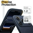 thumbnail image 6 of JETech Magnetic Slim Case for iPhone 17 Pro 6.3-Inch Compatible with MagSafe, Camera Lens Full Protection Phone Cover (Dark Blue), 6 of 6