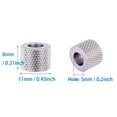 thumbnail image 2 of 10x Beads 304 Stainless Steel Metal Column Large Hole Loose Spacers Craft 11mm, 2 of 11