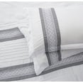 thumbnail image 3 of Nanshing Gabby 7 Piece Bohemian Shabby Chic Comforter Set, Grey, King, 3 of 9