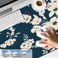 thumbnail image 2 of Long Mouse Pads for Desk,Pioneer Flower Floral Print Pattern Desk Mats on Top Of Desks, Desk Mouse Pad Extra Large with 3mm Non-Slip Base and Stitched Edge for Gaming,Office,Work,Home 47.3"x23.6", 2 of 6