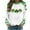 St Patricks Day Sweatshirt Women-A32 Green, variant on Mifsaly Women St Patricks Sweatshirt Shamrock Graphic Loose Tunic Shirt Crewneck Long Sleeve Blouse Funny Festival Casual Pullover Tops Travel Going Out Party Spring T-Shirts Outfits XXL