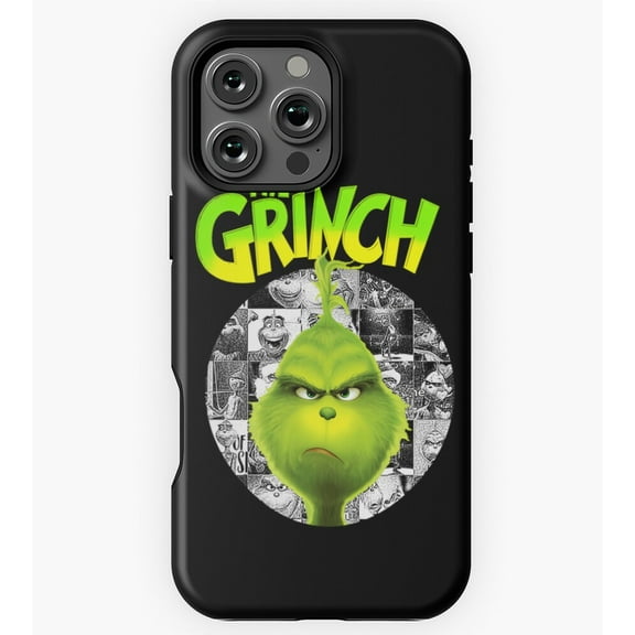 Funny Merry Grinchmas Xmas GA445 Phone Case for iPhone 11 to 17 Pro Max