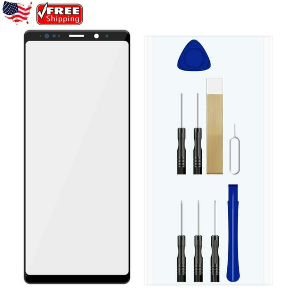 Front Glass Replacement Screen Lens for Samsung Galaxy Note 9 N960 SM-N960/SM-N960U with Tools