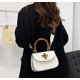 thumbnail image 4 of LHSHID Women Trendy Saddle Bag Special Retro Handle Bags Color Strap Shoulder Bag, 4 of 6