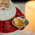 thumbnail image 6 of Mupvlun Desktop Ornament Santa Figurine Tabletop Resin Chef Statue Holding Bread and for Kitchen Dining Indoor Festive B, 6 of 7