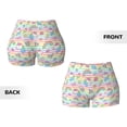 thumbnail image 5 of Fotbe Cute Unicorn Seamless Shorts, Womens Workout Shorts High Waist Stretch Booty Short for Gym/Yoga/Running/Biking-Small, 5 of 9