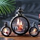 thumbnail image 4 of Yuarrent 6 UNIDS Decoración de Navidad Árbol de Navidad Colgante LED Luces de Navidad Adornos para Escritorio Estantería Patio Kits de decoración para fiestas Blanco Yuarrent HA043816-02, 4 of 6