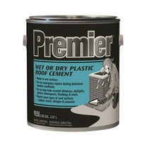 Premier Asphalt Roof Cement Wet/Dry Surface - High Resistance - 1 Gal, Multicolor