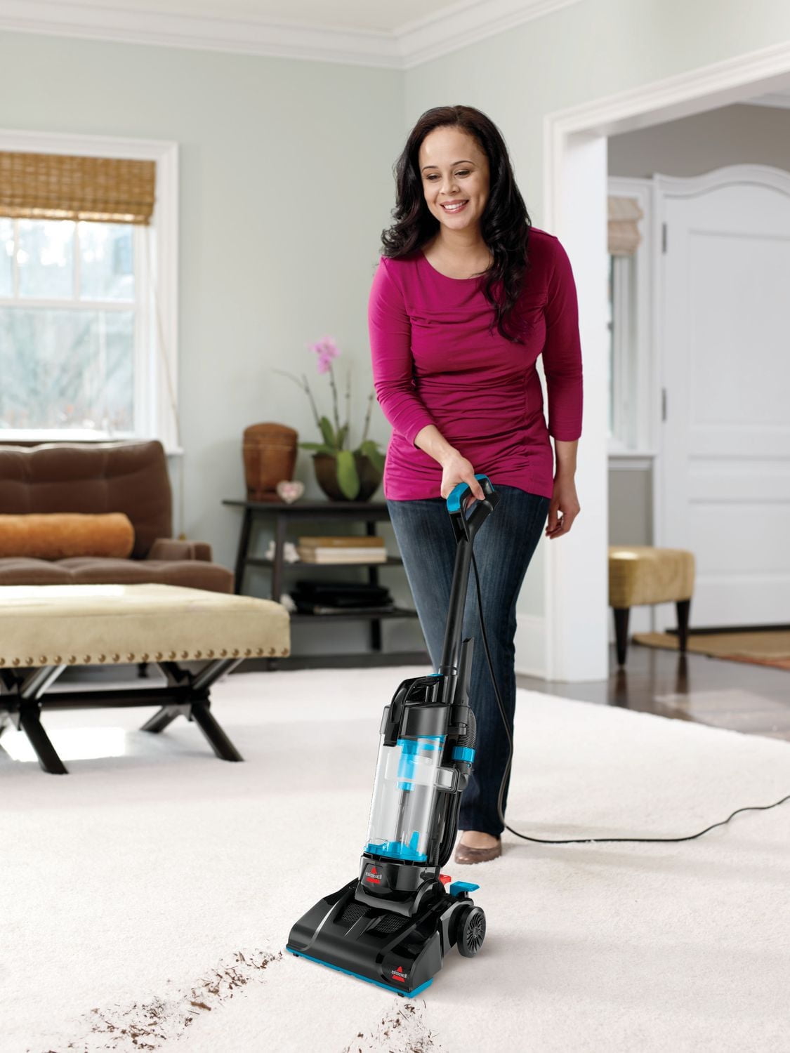 PowerForce® Compact Bagless Upright Vacuum, Fast and easy cleaning