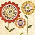 thumbnail image 3 of Charron, Veronique 15x15 Black Modern Framed Museum Art Print Titled - Fall Flowers I, 3 of 5