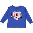 thumbnail image 3 of Inktastic Paris Pink Heart Eiffel Tower with Flowers Boys or Girls Long Sleeve Toddler T-Shirt, 3 of 5