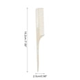 thumbnail image 2 of Unique Bargains 1 Pc Simple Vintage Rat Tail Comb Colorful White Imitation Acetic Acid, 2 of 6