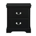 thumbnail image 2 of Cterwk 2 Drawers Nightstand Bedside Table for Living Room, Bedroom, Black, 2 of 7