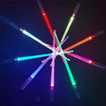 thumbnail image 4 of Sable de Luz LED Zhivalor Brillante Chop Sticks Rojo y Azul 2 Pares, 4 of 5