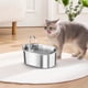 thumbnail image 5 of Xihbxyly Dispensador de Agua para Mascotas de Acero Inoxidable, 3,5 L de Gran Capacidad, Sistema de Filtración Avanzado, Bomba Silenciosa, Acero Inoxidable Duradero, para Perros y Gatos, Sin Bpa, Fác, 5 of 7