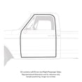 thumbnail image 6 of JEGS Door Frame Weather Seals for 1967-1972 Chevrolet and GMC Trucks [Pair], 6 of 7