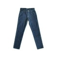 thumbnail image 2 of Saucezhan Men's Jeans Stripe Denim Jeans Railroad Stripe Pants Vintage Pure Cotton Slim Fit, 2 of 8