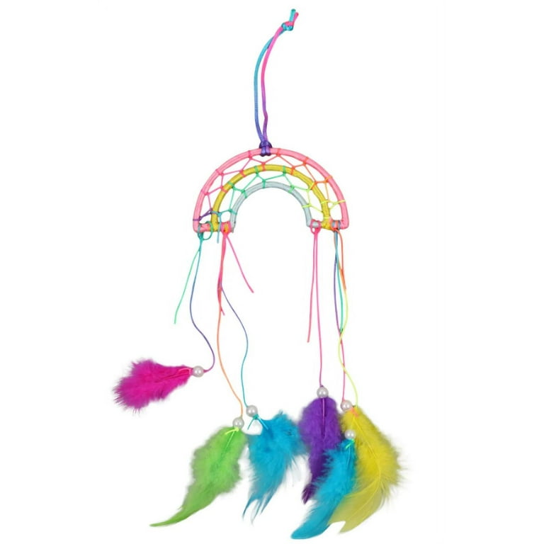 SOYUZU Dream Catchers Rainbow Dream Catcher Handmade Dream Catchers for  Bedroom Adult Colorful Feather Dream Catcher for Boys Girls Kids Rainbow  Wall Hanging Decor Gifts : : Home